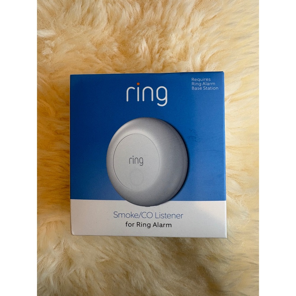 NEW Ring Smoke +Carbon Monoxide Listener for Ring Alarm Z-Wave White 5AT1S2-0EN0